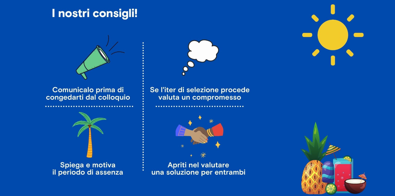 TI CHIAMANO PER UN NUOVO LAVORO, MA HAI GIÀ PRENOTATO UNA VACANZA: CHE FARE? 