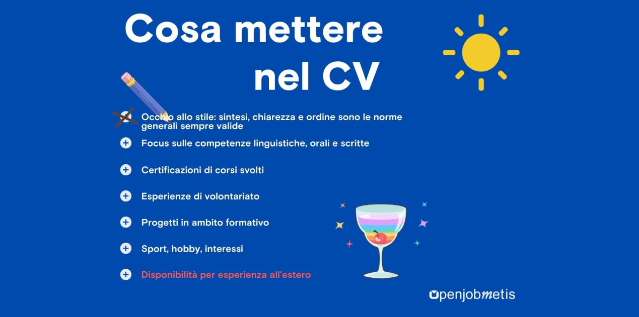Il CV per l'estate!