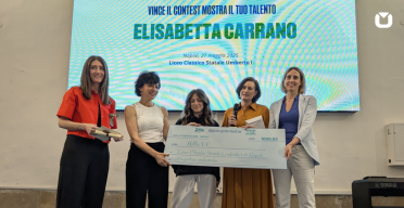 Openjobmetis premia la vincitrice di Mostra il tuo talento insieme a Premio Strega
